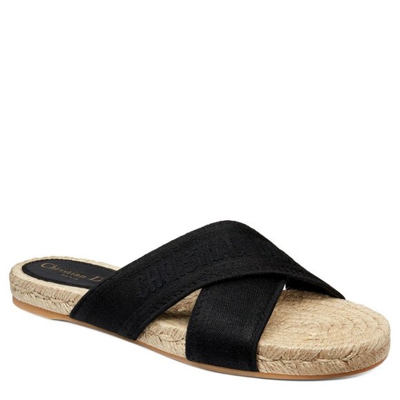 DIOR GRANVILLE SLIDE - Black, sz 39 - Picture 3 of 7